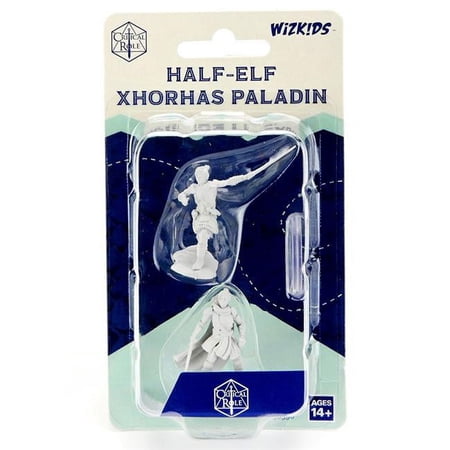 Critical Role: Half-Elf Paladin Xhorhas Female Unpainted Miniature — miniatuur