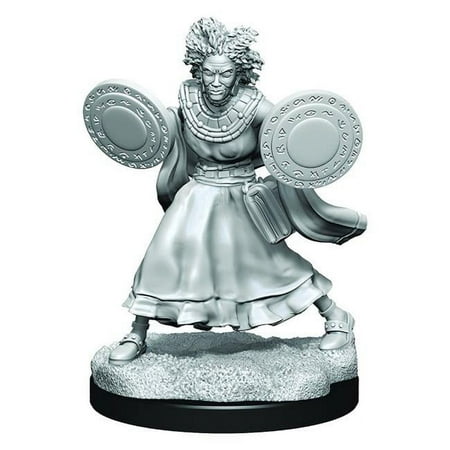 Critical Role: Human Graviturgy and Chronurgy Wizards Female Unpainted Miniature — miniatuur
