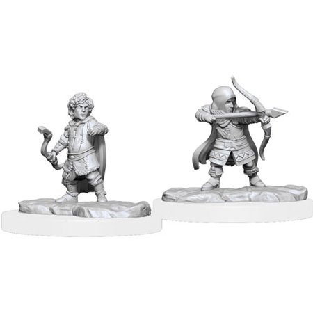 Critical Role: Lotusden Halfling Ranger Male Unpainted Miniature — miniatuur