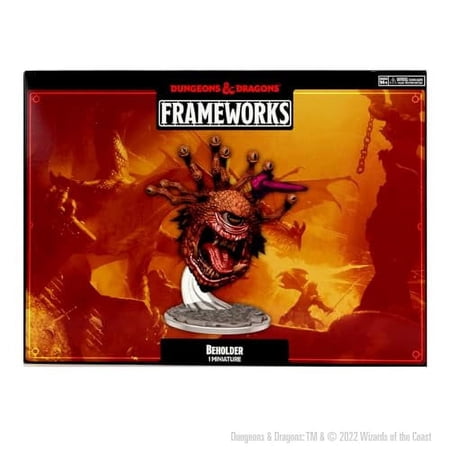 D&D Frameworks: Beholder Unpainted Miniature — miniatuur