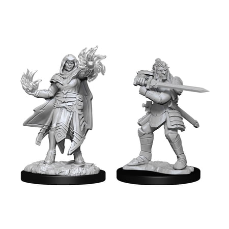 D&D Nolzur's Marvelous Unpainted Miniatures: Hobgoblin Fighter Male & Hobgoblin Wizar — miniatuur
