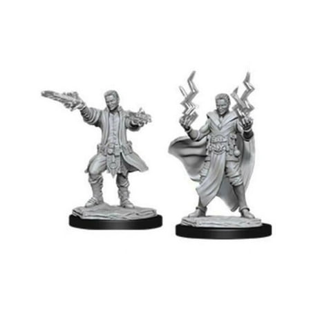 D&D Nolzur's Marvelous Unpainted Miniatures (W12) Male Human Sorcerer — miniatuur