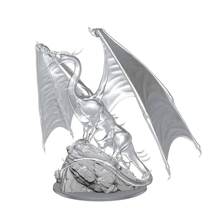 D&D Nolzur's Marvelous Unpainted Miniatures (W17) Young Emerald Dragon — miniatuur