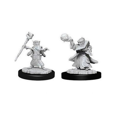 D&D Nolzur's Marvelous Unpainted Miniatures (W3) Male Gnome Wizard — miniatuur