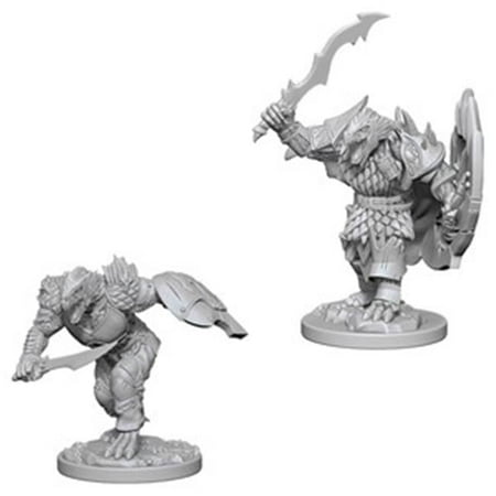 D&D Nolzur's Marvelous Unpainted Miniatures (W4) Dragonborn Male Fighter — miniatuur
