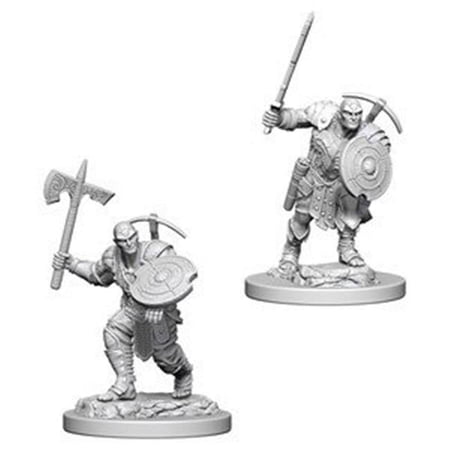 Dungeons & Dragons Nolzur's Marvelous Unpainted Miniatures Earth Genasi Male Fighter — miniatuur