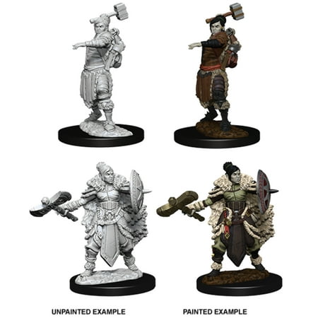 Dungeons & Dragons Nolzur's Marvelous Unpainted Miniatures - Female Half- Orc Barbarian — miniatuur