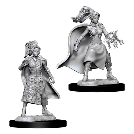 Dungeons & Dragons Nolzur's Marvelous Unpainted Miniatures - Female Human Sorcerer — miniatuur