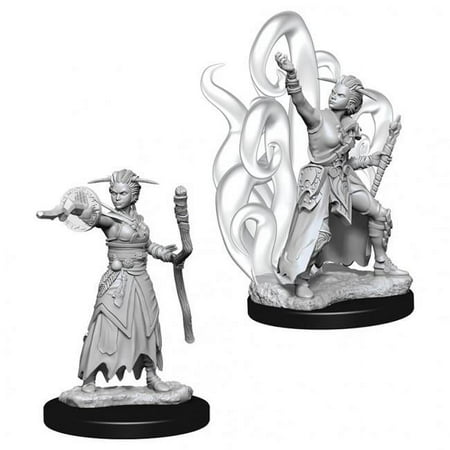 Dungeons & Dragons Nolzur's Marvelous Unpainted Miniatures - Female Human Warlock — miniatuur