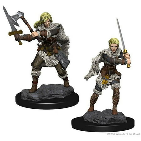 Dungeons & Dragons Nolzur's Marvelous Unpainted Miniatures Human Female Barbarian — miniatuur