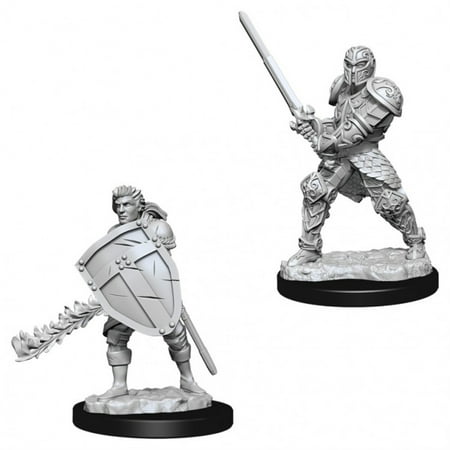 Dungeons & Dragons Nolzur's Marvelous Unpainted Miniatures - Male Human Fighter — miniatuur