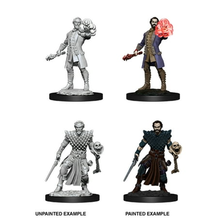 Dungeons & Dragons Nolzur's Marvelous Unpainted Miniatures - Male Human Warlock — miniatuur