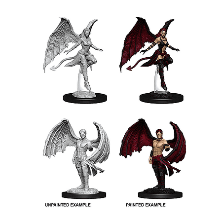 Dungeons & Dragons Nolzur's Marvelous Unpainted Miniatures - Succubus & Incubus — miniatuur
