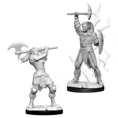 Dungeons & Dragons Nolzur's Marvelous Unpainted Miniatures (W10) Female Goliath Barbarian — miniatuur