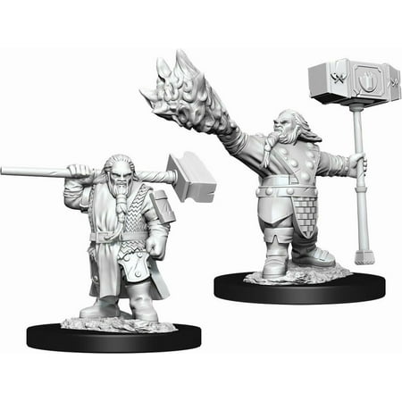 Dungeons & Dragons Nolzur's Marvelous Unpainted Miniatures (W11) Male Dwarf Cleric — miniatuur