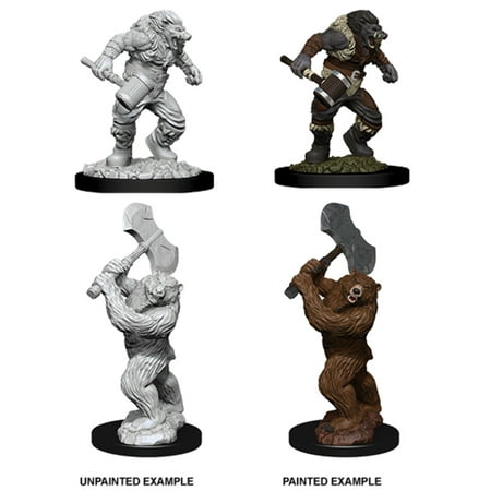 Dungeons & Dragons Nolzur's Marvelous Unpainted Miniatures (W9) Wereboar & Werebear — miniatuur