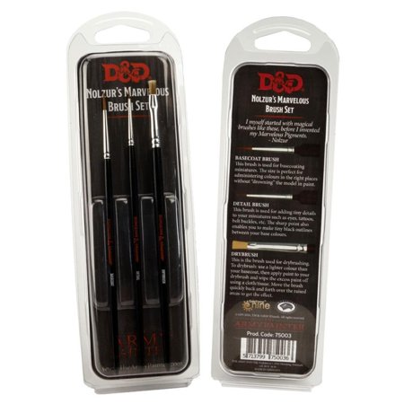 Kingsley Distribution Army Painter D&D Nolzur's Marvellous Brush Set — miniatuur