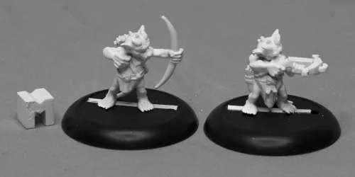 Reaper Bones USA: Kobold Archers (2) — miniatuur