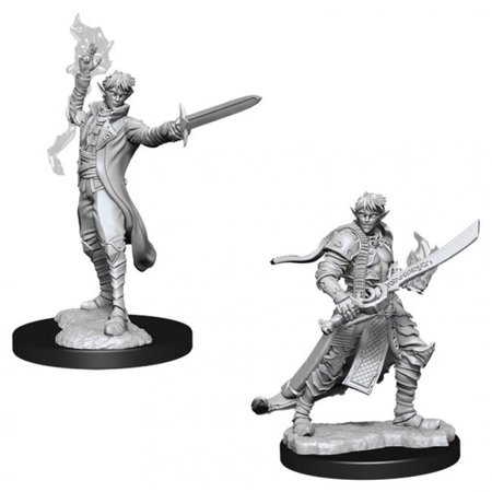 Pathfinder Battles Deep Cuts Unpainted Miniatures (W11) Male Elf Magus (Magic User)