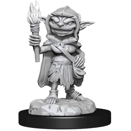 Pathfinder Battles Deepcuts Unpainted Miniatures (W13) Goblin Rogue Female — miniatuur