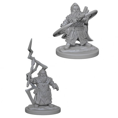 Pathfinder Deep Cuts Unpainted Miniatures Dwarf Male Sorcerer — miniatuur