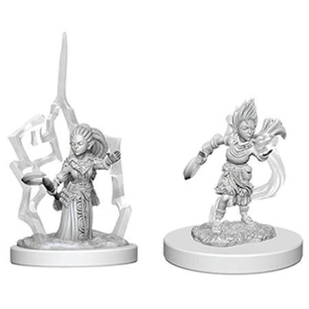 Pathfinder Deep Cuts Unpainted Miniatures Gnome Female Druid — miniatuur
