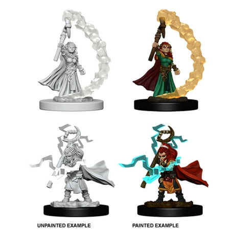 Pathfinder Deep Cuts Unpainted Miniatures Gnome Female Sorcerer — miniatuur