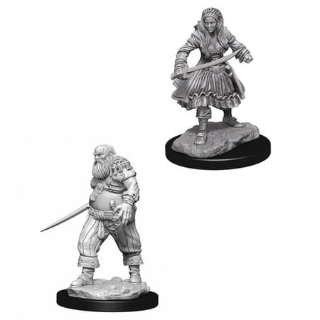 Pathfinder Deep Cuts Unpainted Miniatures Pirates — miniatuur