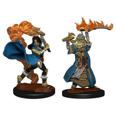 Pathfinder Deep Cuts Unpainted Miniatures (W1) Human Female Cleric — miniatuur