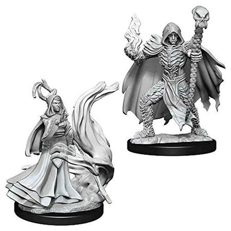 Pathfinder Deep Cuts Unpainted Miniatures (W10) Necromancers — miniatuur
