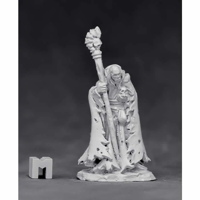Reaper Dark Heaven Legends: Phineas Greybone, Necromancer — miniatuur