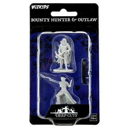 WizKids Deep Cuts: Bounty Hunter & Outlaw Unpainted Miniature — miniatuur