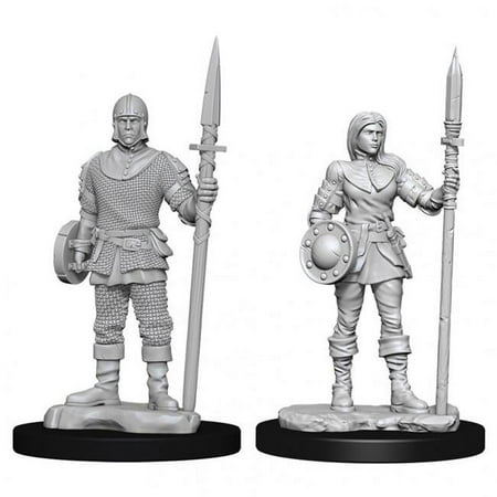 WizKids Deep Cuts Unpainted Miniatures - Guards — miniatuur