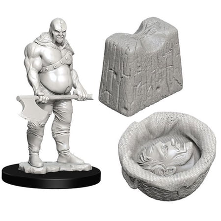 WizKids WZK73420 Executioner & Chopping Block W6 Deep Cuts Miniatures — miniatuur