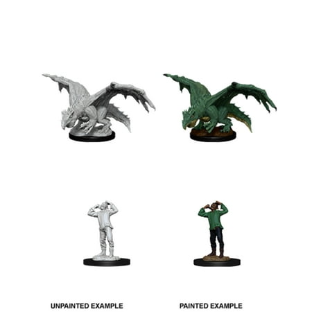 WizKids WZK90029 Dungeons & Dragons Nolzurs Marvelous Miniatures - GR Dragon Wyrm & Afflict Elf W11 — miniatuur
