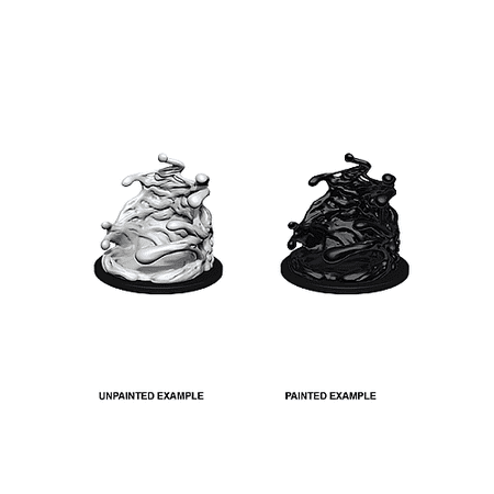 WizKids WZK90089 D&D Nolzurs Marvelous Unpainted MiniaturesBlack Pudding Wave 12 Figure
