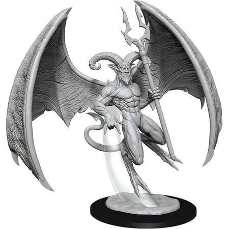 WizKids WZK90252 D&D Nolzurs Marvelous Unpainted Horned Devil W14 Miniature — miniatuur
